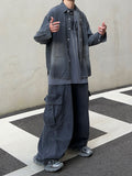 Gradation Washed Denim Shirt