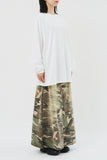 (W) Military Long Skirt