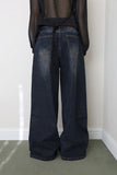 Ley line wide denim