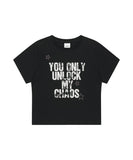 UNLOCK CROP TEE