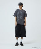 CROSS STUD TWILL SHORTS