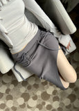 Nave Shirring Unbal Long Skirt