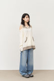 (W) Off Slub Top