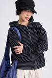 Pony pigment crop hood zip-up