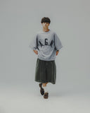 Applique Raglan Half Sweat Shirt