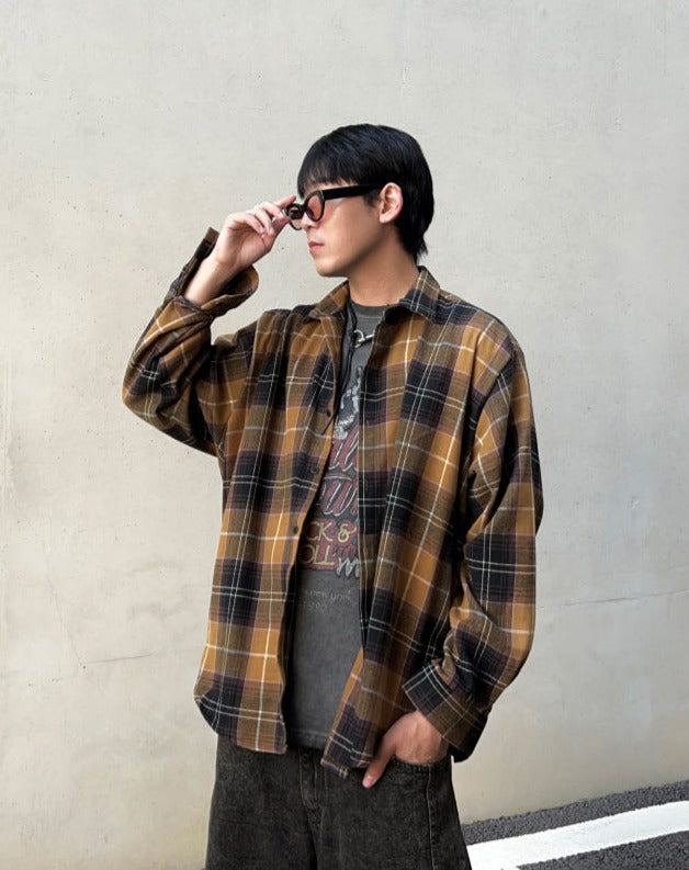 【KOOLOSET】Cow Vintage Check Shirt KOOLOSET (クロゼット) - カウビンテージチェックシャツ / Cow