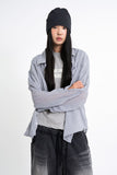 Light crease summer check shirt