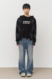 Tank Fading Waffled Zip Hoodie