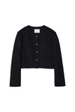 Lowes crop tweed jacket