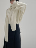 [Muffler Set] Alpaca Overfit Knit