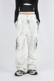 White washed cargo pants