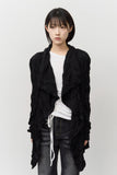 (W) Raven Wrinkled Cardigan