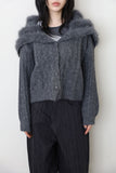Mink Big Collar Cardigan