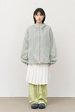 Hash Pintuck Windbreaker