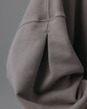 Valley Tuck Washed Sweat Balloon Hoodie