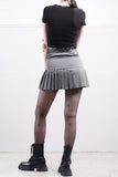 Eclipse Ribbon Pleated Skirt