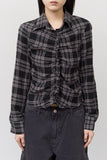 (W) Calm Checked Shirt