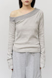 (W) Butter Striped Top