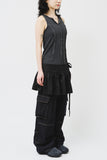 (W) Label Pigment Sleeveless