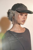 VINTAGE WASHED FUR TRAPPER BALL CAP