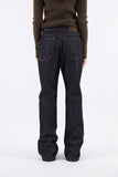D-ring parts bootcut denim