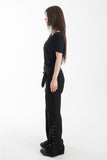BELTED SNAP UTILITY PANTS