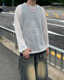 Summer see-through mesh knit