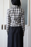 Hazel Check Crop Shirt