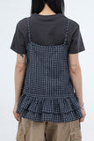 Retin Check Frill Tank Top