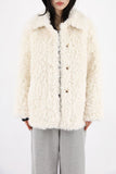 Saku Wool Collar Fur Jacket