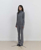 Button Slit Bootcut Pants