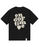 END OF TIME Lace Short Sleeve T-shirt