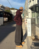 Warm Cotton Wide Pants