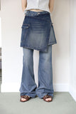 Chrome Layered Set Denim