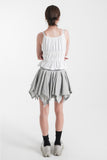 WAVE CUT SWEAT SKIRT