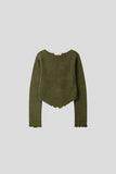(W) Ruf Frill Knit