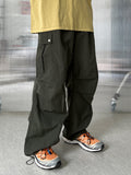 Hip Snap Nylon Cargo Pants