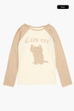 Cats raglan long sleeve
