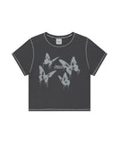 PIGMENT BUTTERFLY GOTH CROP TEE