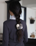Mix fur hair tie