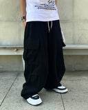 Vintage Diagonal Cargo Banding Pants