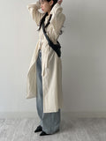 Trench Mock Neck Belted Long One Piece