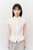 (W) Cake Pocket Slim Shirt