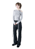 ZIP FLARE PANTS