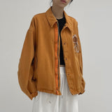 Dying Washing Cotton Oversized Fit Blouson