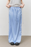 (W) Oslo Silk Long Skirt