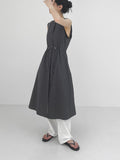 Stopper Sleeveless Long One Piece