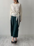 Jacquard flower long skirt