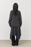 (W) Frin Unbalance Skirt