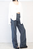 Chateau Linen Overfit Zip-Up